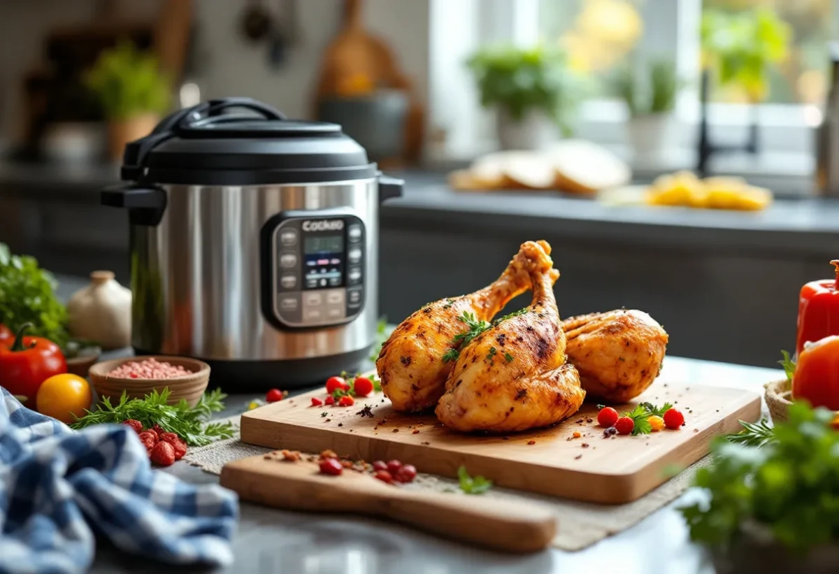 Voyage culinaire : Cuisses de poulet exotiques au Cookeo