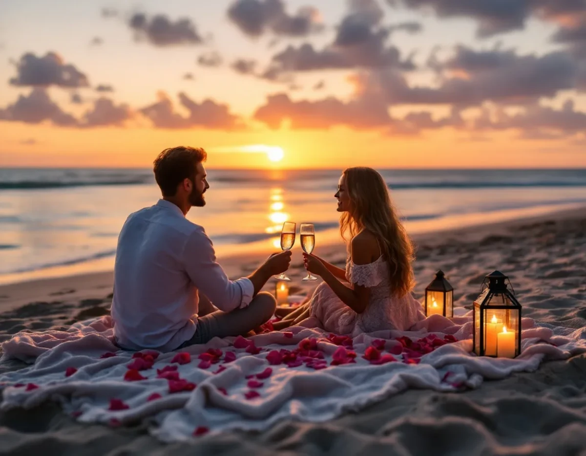 Escapades romantiques pour fêter votre première année de mariage