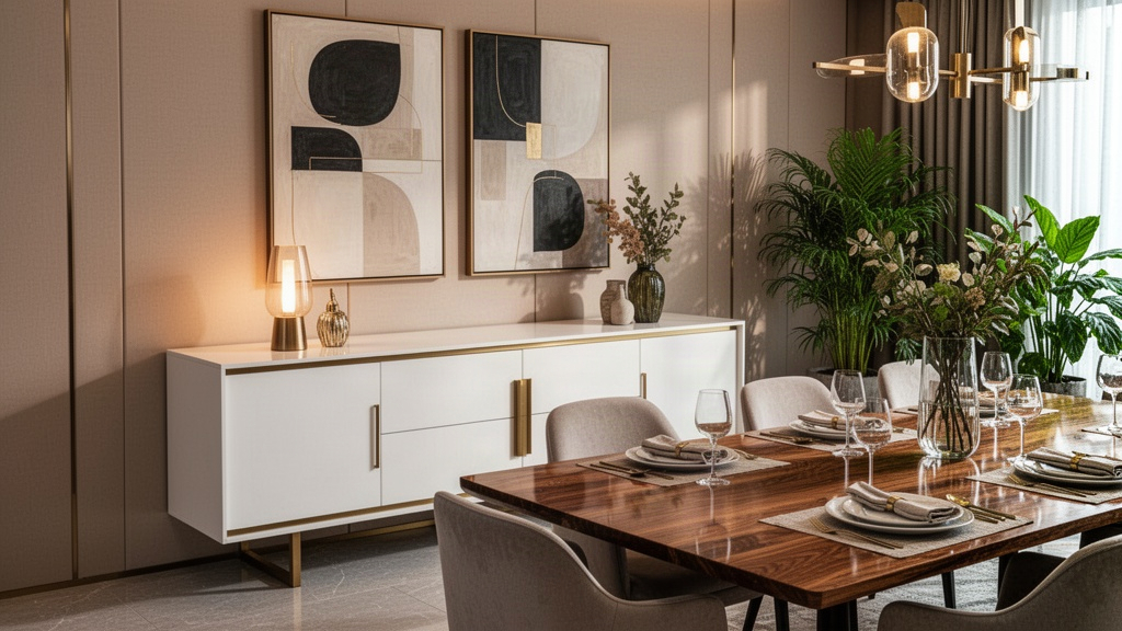 Sélection de buffets modernes pour une salle à manger élégante